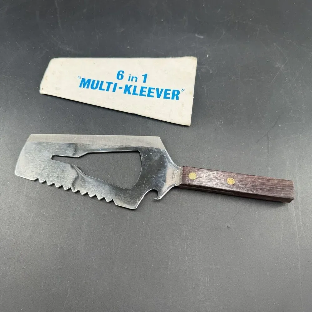 Vintage Klever Kleever Meat Cleaver Multi-Purpose Tool 11
